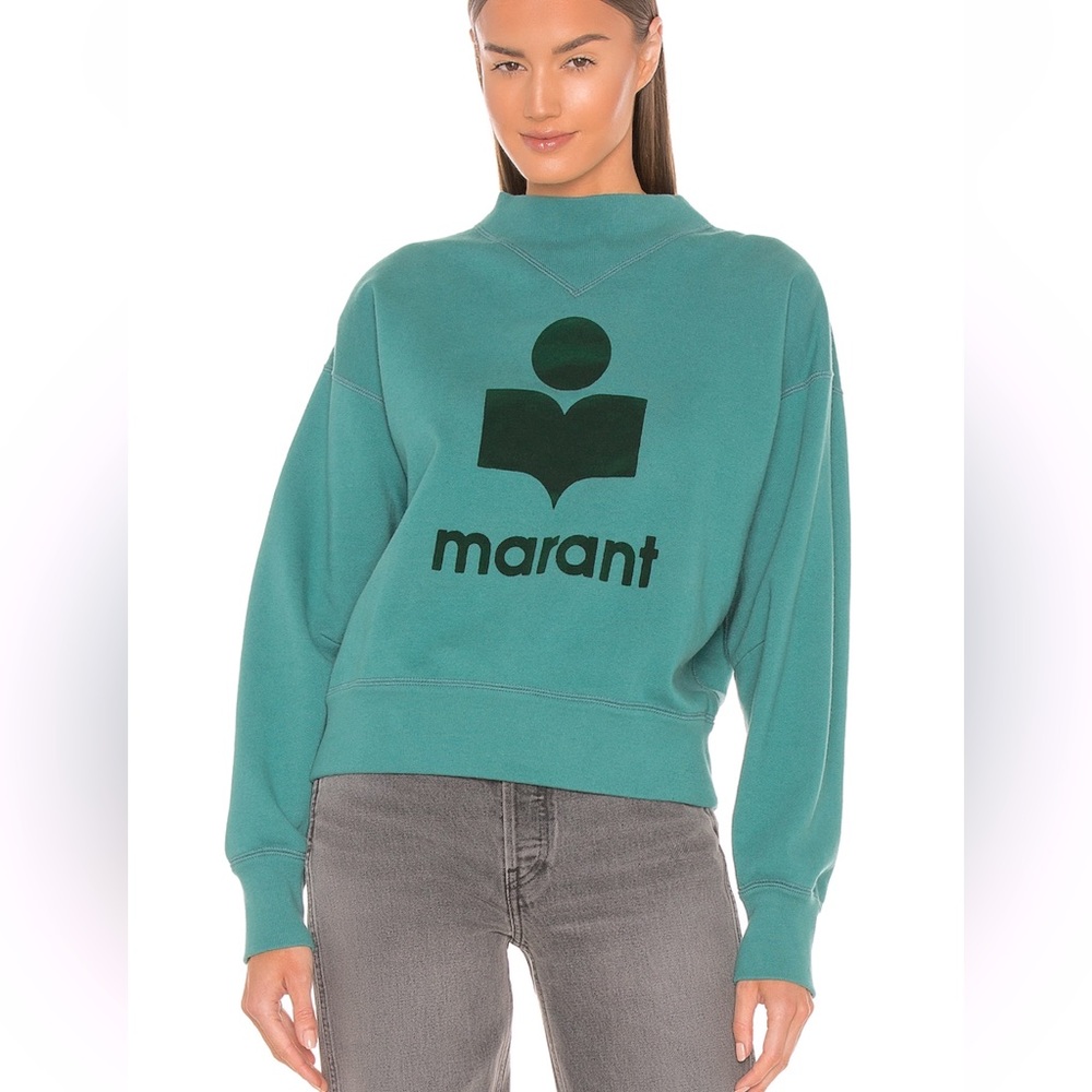 Isabel Marant Etoile Moby Sweatshirt Teal